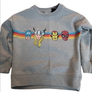 Marvel superhero 2T sweatshirt